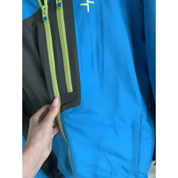 Cross Sweden Ski Jacket Mens L Insulated Snowboard Waterproof Blue Black - Picture 8 of 16